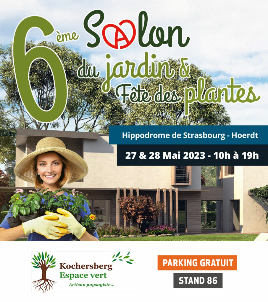 Visuel du salon de jardin de Strasbourg de mai 2023