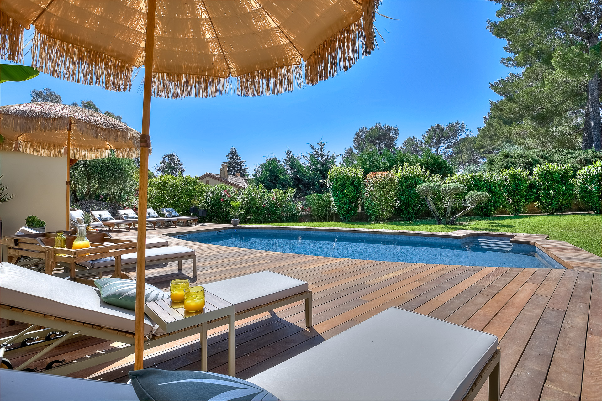 Terrasse bois naturel sur structure TERRASSTEEL®