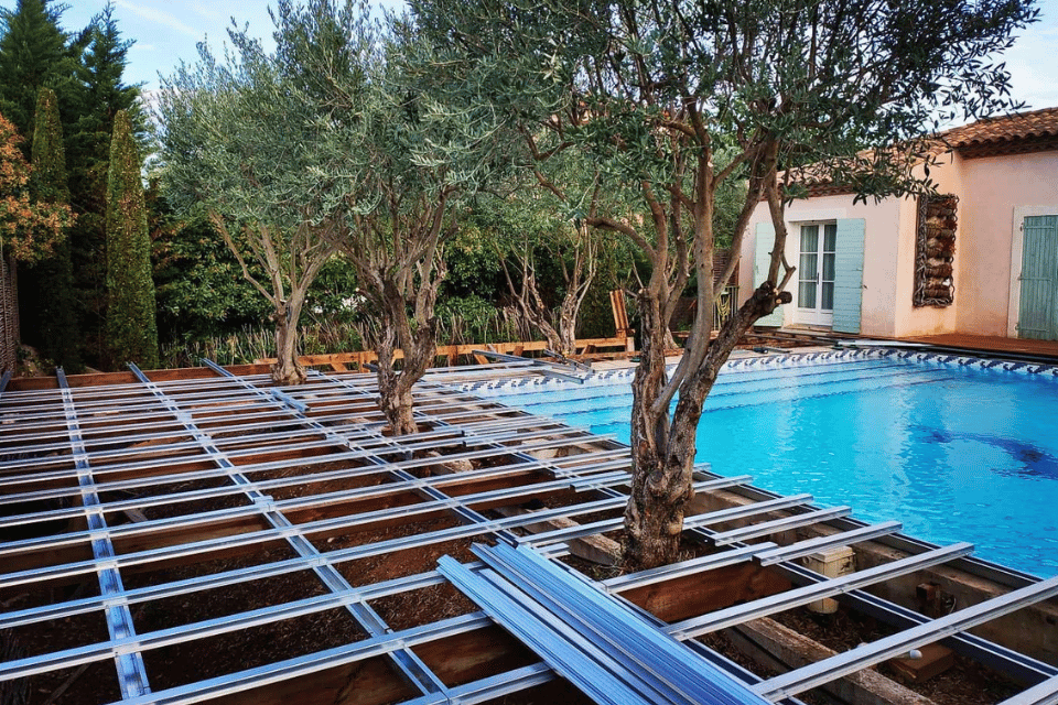 Structure Terrassteel - Double ossature - Réalisation 06