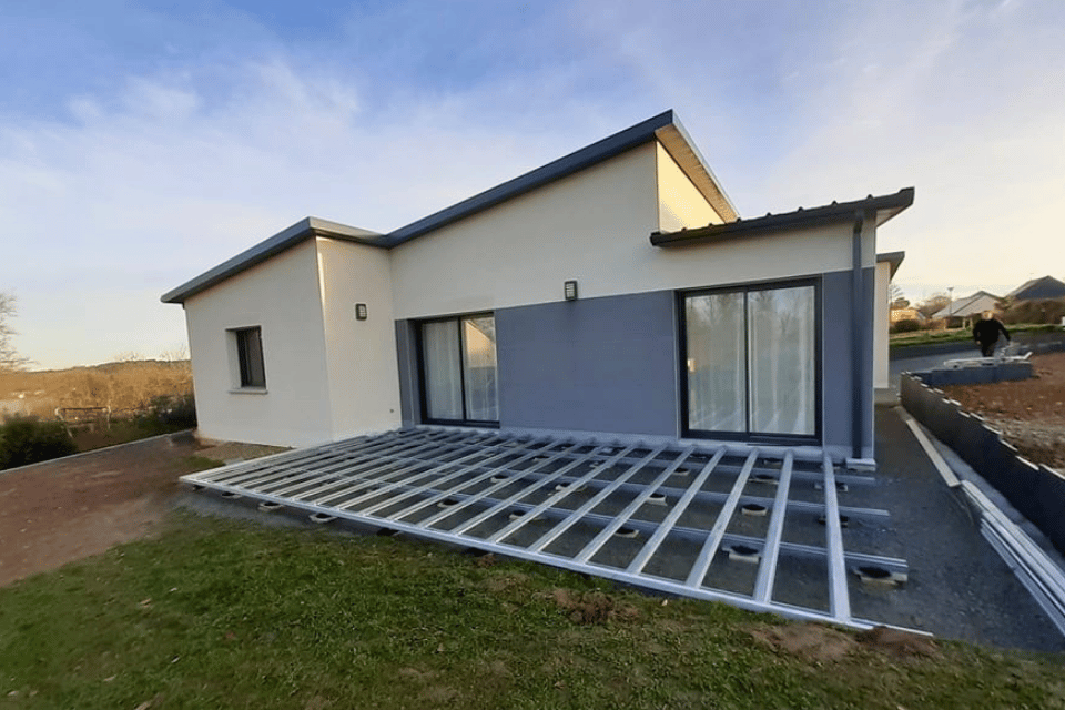 Structure Terrassteel - Double OM35 - Réalisation 01