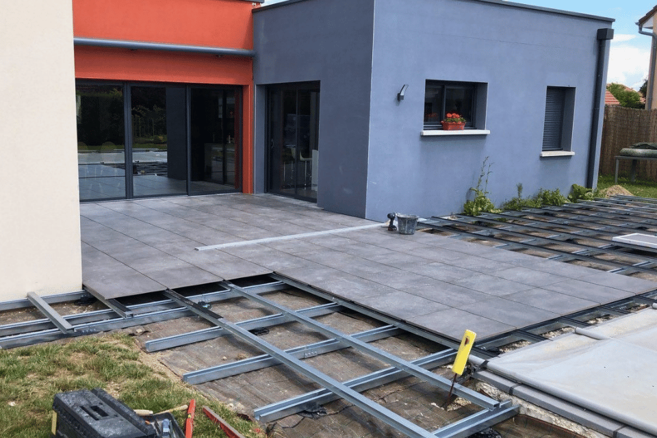 Structure Terrassteel - Double ossature - Réalisation 01