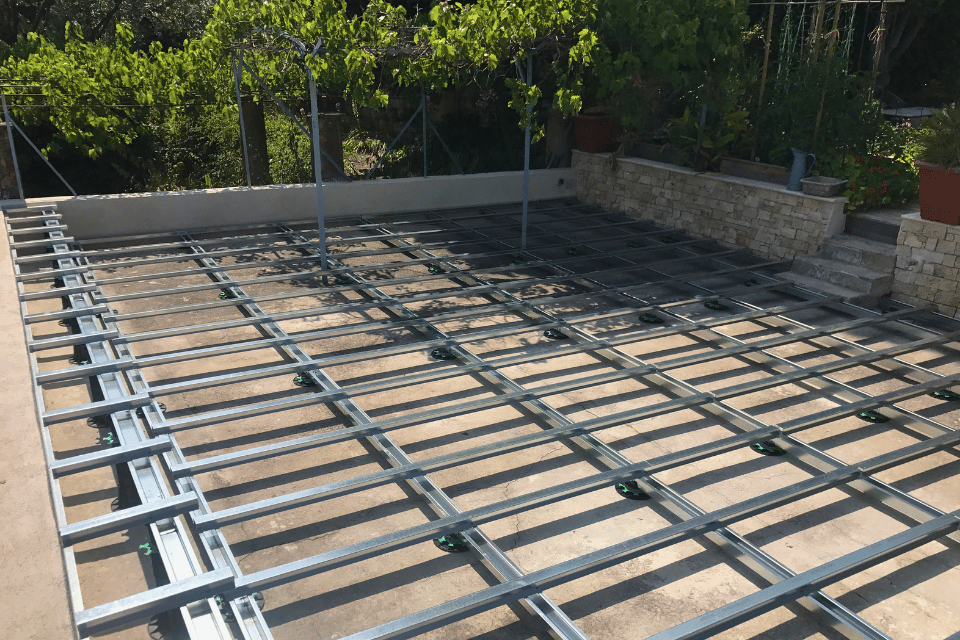 Structure Terrassteel - Double ossature - Réalisation 02