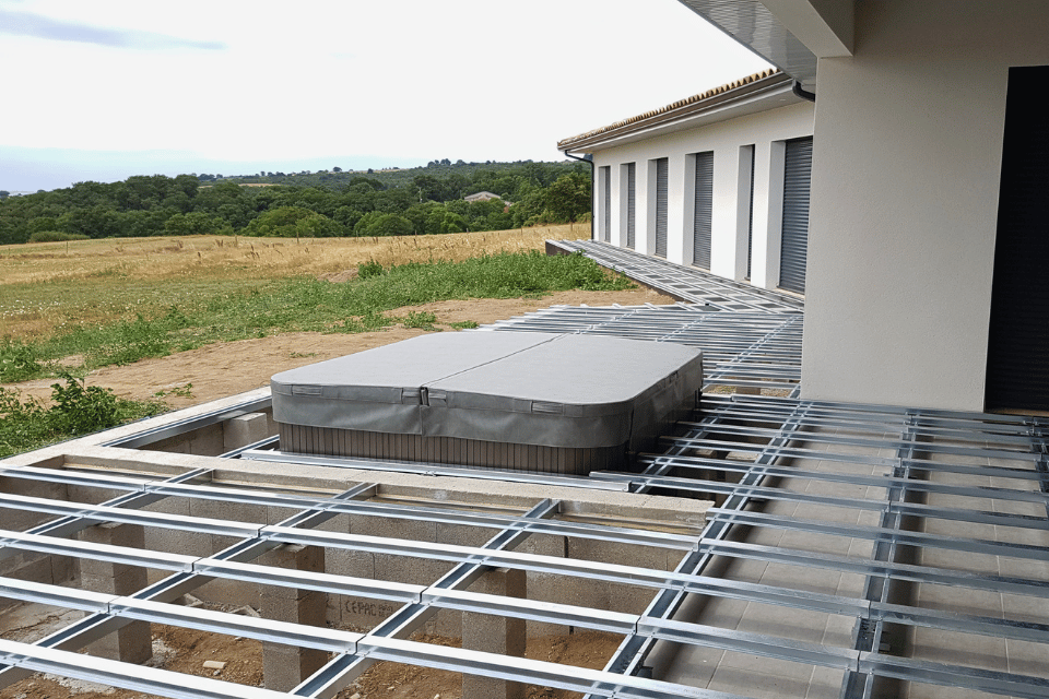Structure Terrassteel - Double ossature - Réalisation 05